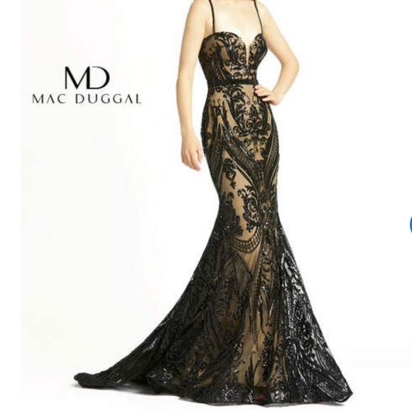 Mac Duggal Dresses & Skirts - NWT MAC DUGGAL Damask Mermaid Gown